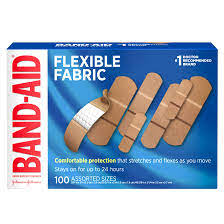 BAND-AID FLEXIBLE FABRIC ASSORTED SINGLE