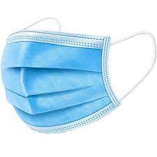 BLUE SURGICAL FACE MASKS WITH  LOOP
