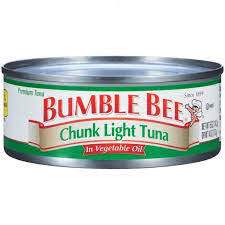 BUMBLE BEE CHUNK LIGHT TUNA VEGETABLE IN OIL 142G
