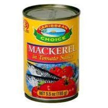 CARIBBEAN CHOICE  MACKEREL T/SAUCE 155G