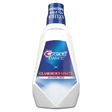 CREST 3D GLAMOROUS WHITE MOUTH WASH 473ML