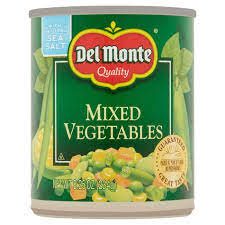 DEL MIXED VEGETABLE (8.25OZ)