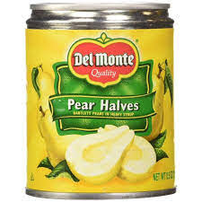 DEL PEAR HALVES (8.5OZ)