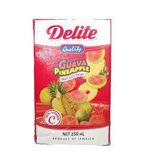 DELITE GUAVA PINEAPPLE 250 ML