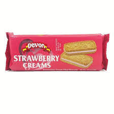 DEVON STRAWBERRY CREAM BISCUIT 140G