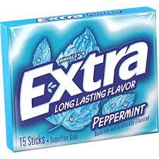 EXTRA PEPPERMINT 15 STICKS/PACK