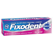 FIXODENT DENTAL ADHESIVE CREAM 1.4OZ (39G)