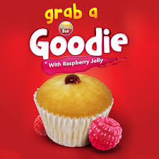 GOODIE HONEY BUN WITH RASPBERRY
