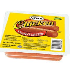 GRACE CHICKEN FRANKFURTERS 225G(7.9oz)