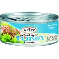 GRACE CHUNK LIGHT TUNA IN WATER 142G