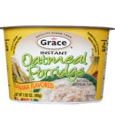 GRACE OATMEAL PORRIDGE BANANA FLAVORED 60G