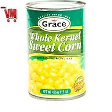 GRACE WHOLE KERNEL SWEET CORN 150Z 425G