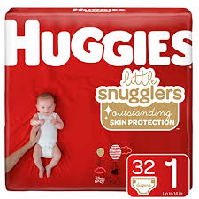 HUGGIES LITTLE SNUGGLERS 32 COUNT