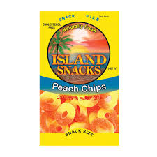 ISLAND SNACKS PEACH RING  3.5OZ