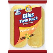 KISSBLISS TWIN PACK VANILLA CAKE 60G