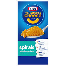 KRAFT MACARONI & CHEESE SPIRAL 5.5Oz (156G)