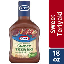 KRAFT SWEET TERIYAKI BBQ SAUCE 18 OZ