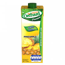 NESTLE ORCHARD 100% PINEAPPLE 1LITRE