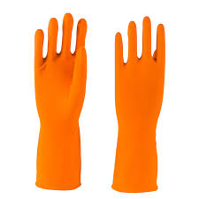 QINGLU HOUSEHOLD GLOVES ORANGE