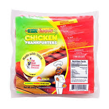REGGAE JAMMIN CHICKEN FRANKFURTERS 240G