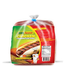 REGGAE JAMMIN CHICKEN JUMBO FRANKS 960G