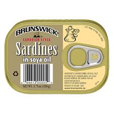 SARDINE IN SOY OIL BRUNSWICK 106G