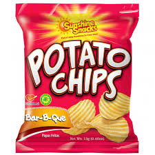 SUNSHINE SNACKS POTATO CHIPS BAR-B-QUE 13G