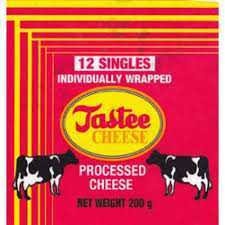 TASTEE CHEESE 12 SINGLES 200G INDIVIDUALLY WRAPPED