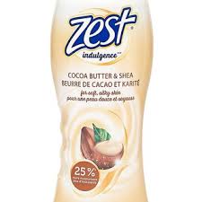 ZEST COCOA BUTTER&SHEA BODY WASH 487ML