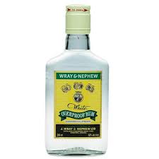 ALCOHOL WHITE OVERPROOF RUM WRAY&NEPHEW 200ML