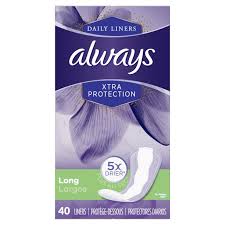 ALWAYS UNSCENTED BREATHABLE LINERS 40CT