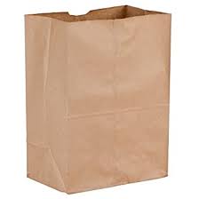 BROWN PAPER BAG SINGLE  50 LB