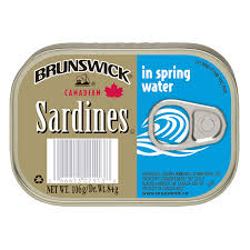 BRUNSWICK SARDINES IN SPRING WATER 84G