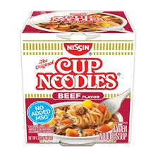 CUP SOUP NISSIN BEEF