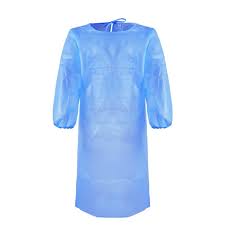 DISPOSABLE GOWN BLUE 15 COUNT