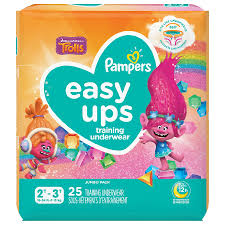 PAMPER EASYUP GIRL JUMBO (2T-3T) 25CT