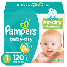 Pampers Super Baby Dry # 1 60Cnt