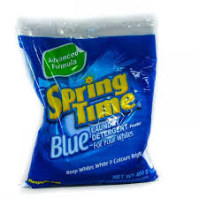 SPRING TIME DETERGENT  WITH WHITENER-BLU 400G