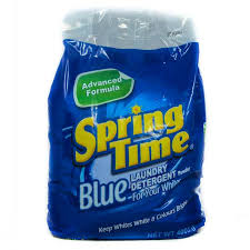 SPRING TIME DETERGENT WITH {BLUE} 4000G