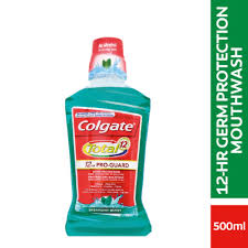 CAVITY PROTECTION TOTAL MOUTHWASH SPEARMINT 500ML