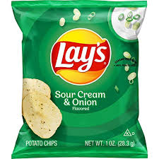 LAYS SOUR CREAM & ONION 10Z