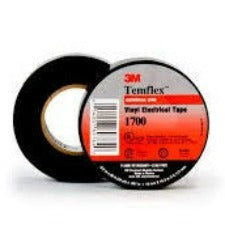 3M PVC ELECTRICAL TAPE BLACK TEMFLEX