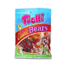 TROLLI CLASSIC BEARS GUMMY CANDY 100G