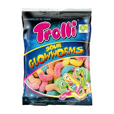 TROLLI SOUR GLOWWORMS (100G)