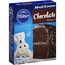 PILLSBURY CAKE MIX  CHOCOLATE (432g)