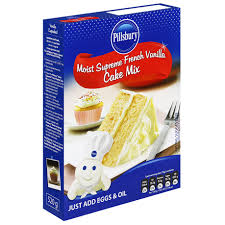 PILLSBURY CAKE MIX. FRENCH VANILLA (432g)