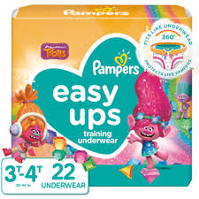 PAMPER EASYUP GIRL JUMBO (3T-4T) 22 COUNT