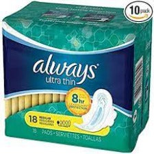 ALWAYS ULRA THIN  PADS 18