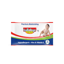 LULLABYE BABY WIPES WITH LID 80PCS