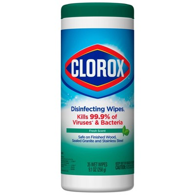 CLOROX DISINFECTING WIPES FRESH SCENT 258G